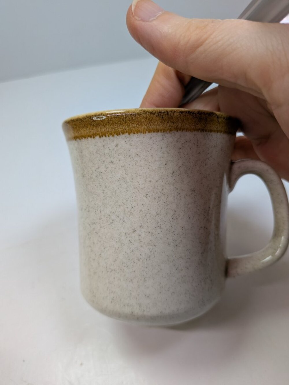Mikasa Stone Manor Coffee Mugs Set of 3 Vintage F5800 Brown Earth Stoneware - Picture 6 of 10
